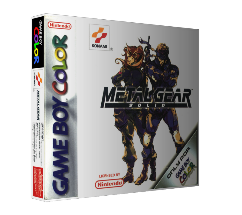 Gameboy Colour Metal gear solid_Eu Retro Game REPLACEMENT GAME Case Or Cover