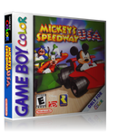 Gameboy Color Mickeys USA Speedway Game Cover To Fit A UGC Style Replacement Game Case
