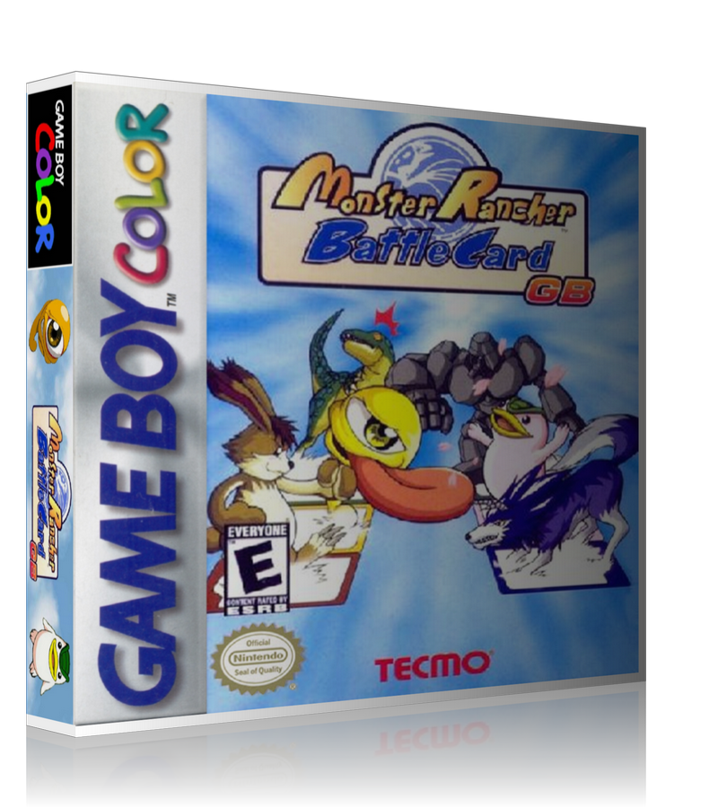 Gameboy Color Monster Rancher Battle Card GB Game Cover To Fit A UGC Style Replacement Game Case