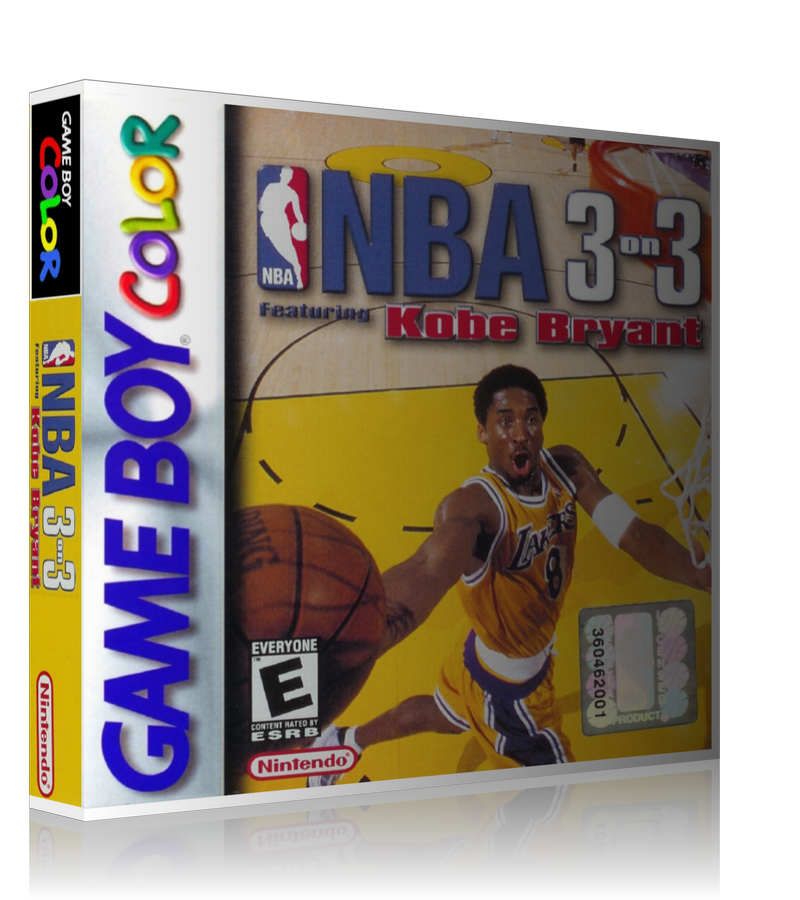 Gameboy Color NBA 3on3 Game Cover To Fit A UGC Style Replacement Game Case – Gameboy Color Case product image 1