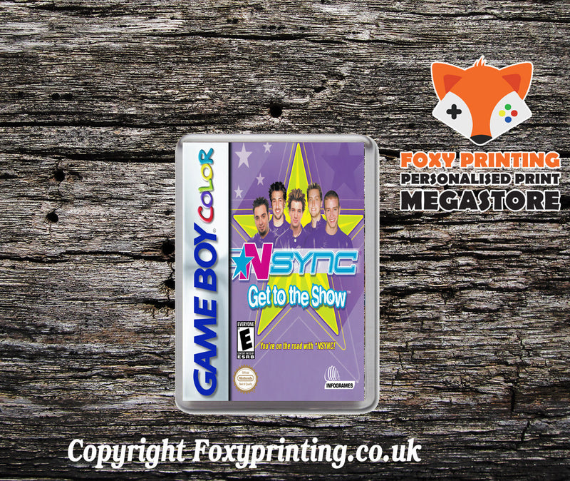 Nsync Get To The Show Retro Gaming Magnet