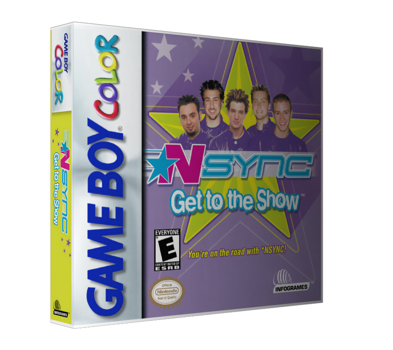 Gameboy Colour Nsync get to the show Retro Game REPLACEMENT GAME Case Or Cover