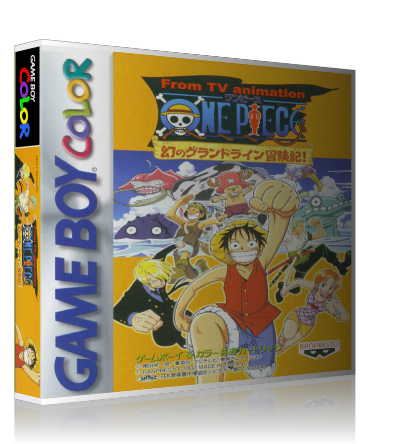 Gameboy Color Onepiecemaboroshinograndlineboukenhen_Jp Game Cover To Fit A UGC Style – party gift product image 1