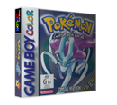 Gameboy Color Pokemon Gotta Catch'em All! Crystal Version Game Cover To Fit A UGC Style Replacement Game Case