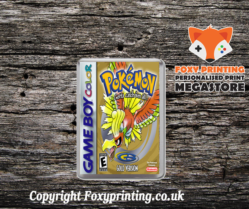 Pokemon Gold 4 Retro Gaming Magnet