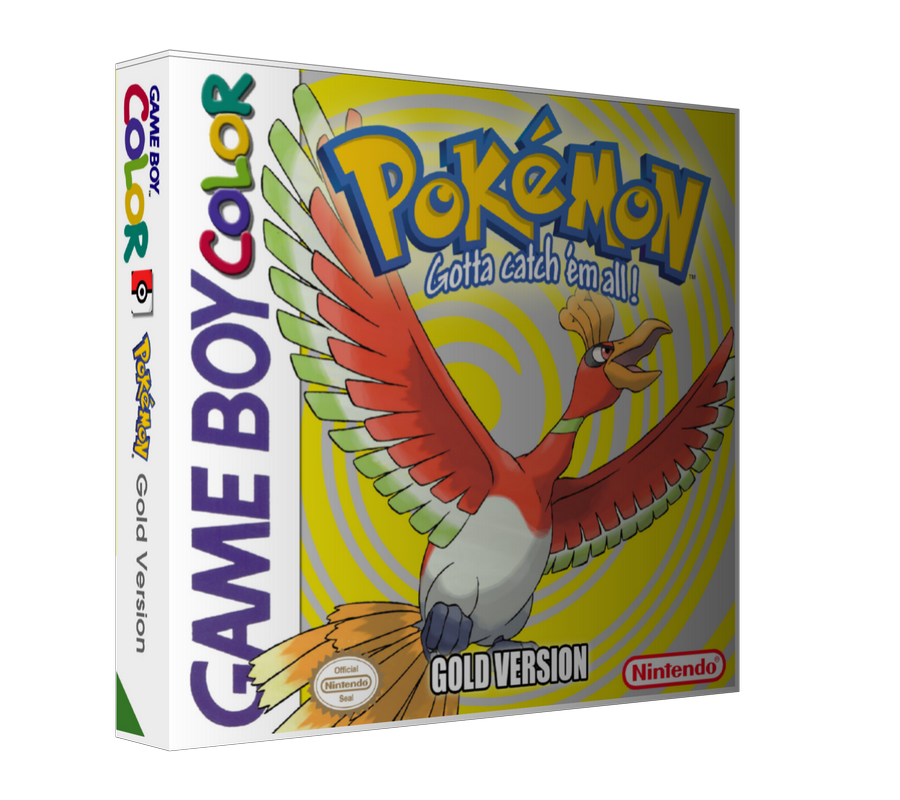 Gameboy Color Pokemon Gotta Catch'em All! Gold Version Game Cover To Fit A UGC Style – Gameboy Color Case product image 1