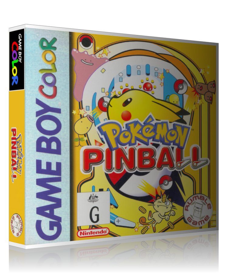 Gameboy Color Pokemon Pinball Game Cover To Fit A UGC Style Replacement Game Case – Gameboy Color Case product image 1