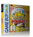 Gameboy Color Pokemon Pinball Game Cover To Fit A UGC Style Replacement Game Case