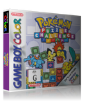 Gameboy Color Pokemon Puzzle Challenge Game Cover To Fit A UGC Style Replacement Game Case