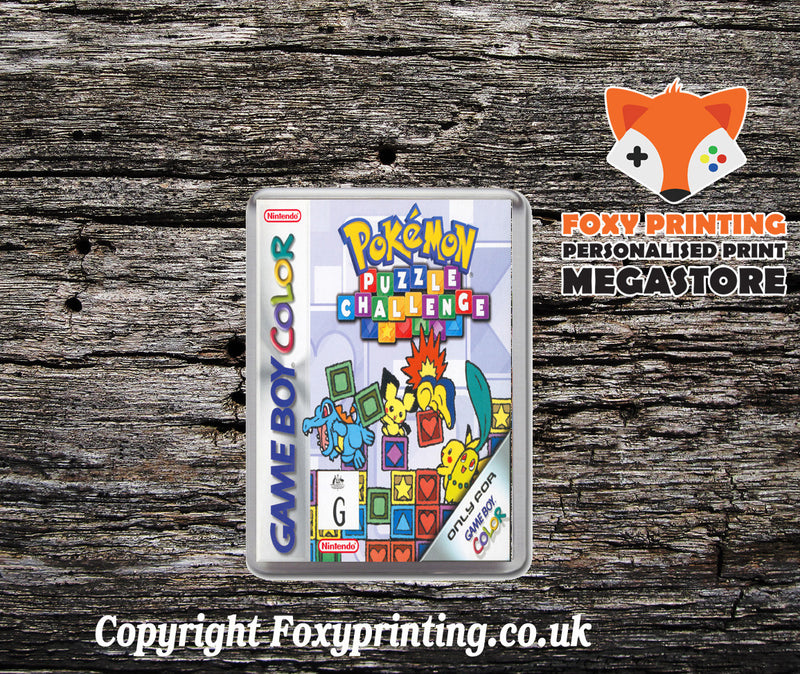 Pokemon Puzzle Challenge Au Retro Gaming Magnet