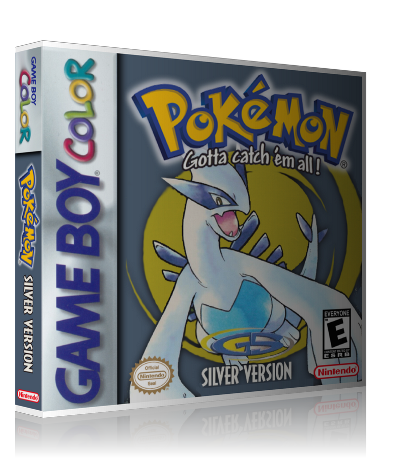 Gameboy Color Pokemon Gotta Catch'em All! Silver Version Game Cover To Fit A UGC Style – Gameboy Color Case product image 1