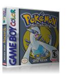 Gameboy Color Pokemon Gotta Catch'em All! Silver Version Game Cover To Fit A UGC Style Replacement Game Case