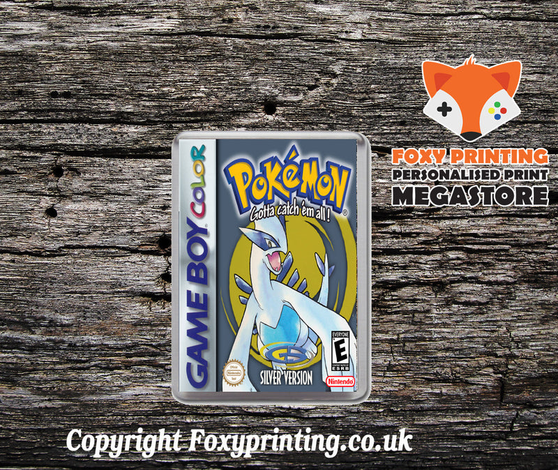 Pokemon Silver 3 Retro Gaming Magnet