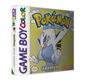 Gameboy Color Pokemon Gotta Catch'em All! Silver Version Game Cover To Fit A UGC Style Replacement Game Case