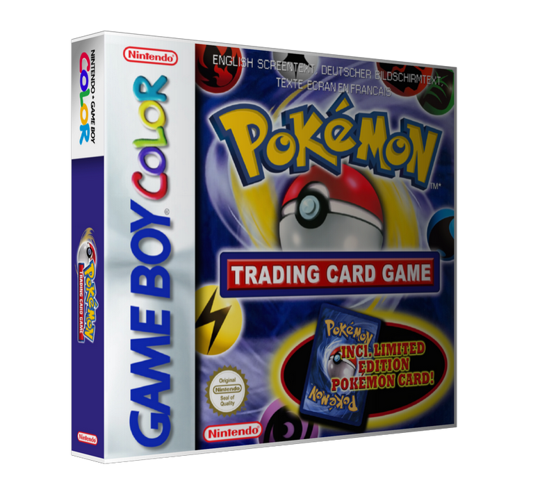 Gameboy Color Pokemon Trading Card Game Game Cover To Fit A UGC Style Replacement Game Case