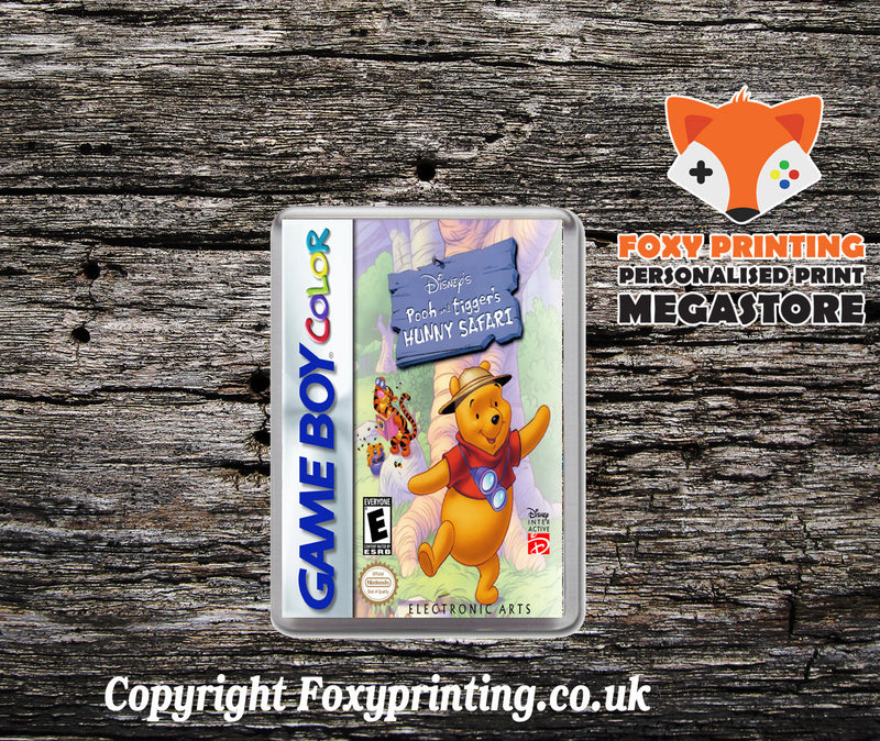 Pooh and Tiggers Hunny Safari Retro Gaming Magnet