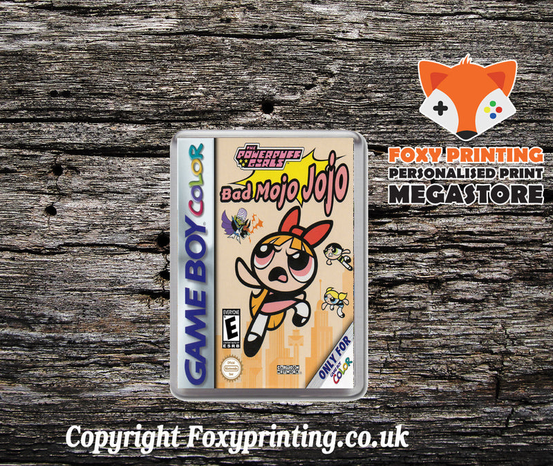Power Puff Girls Bad Mojojojo Retro Gaming Magnet