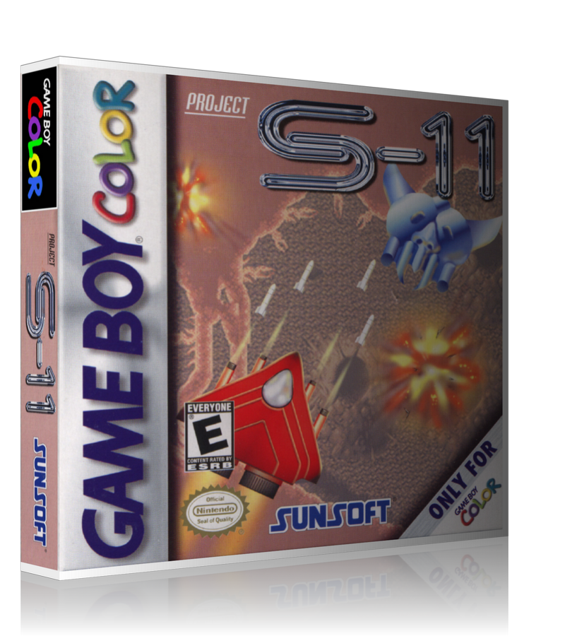 Gameboy Color Project S 11 Game Cover To Fit A UGC Style Replacement Game Case