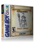 Gameboy Color Quest Brians Journey Game Cover To Fit A UGC Style Replacement Game Case