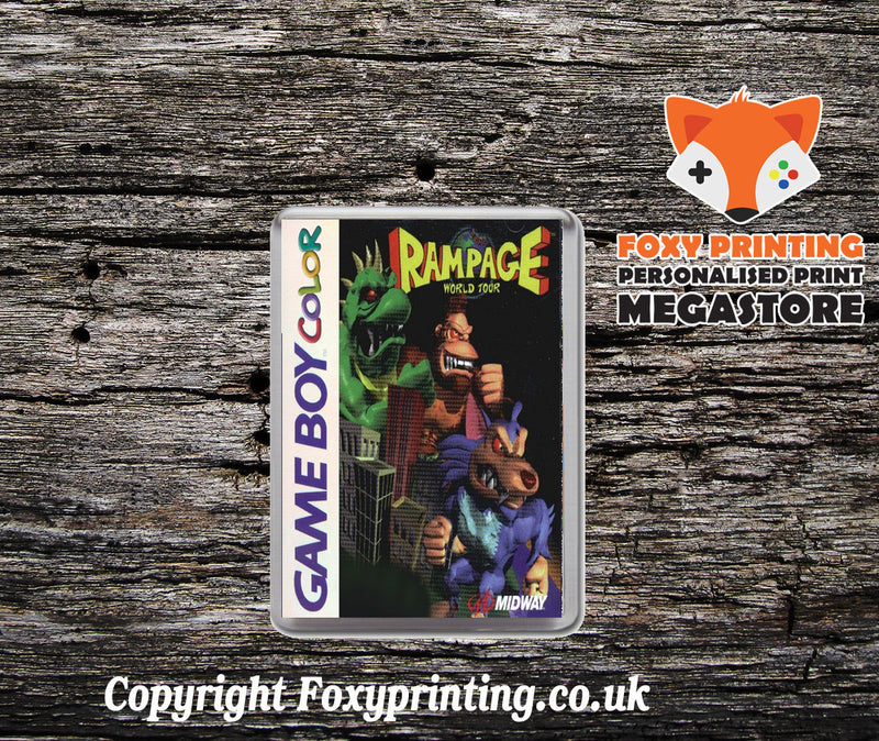 Rampage World Tour Retro Gaming Magnet
