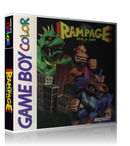 Gameboy Colour Rampage world tour Retro Game REPLACEMENT GAME Case Or Cover