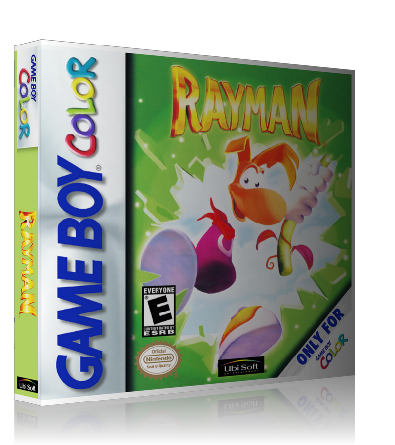 Gameboy Color Rayman Game Cover To Fit A UGC Style Replacement Game Case – Gameboy Color Case product image 1