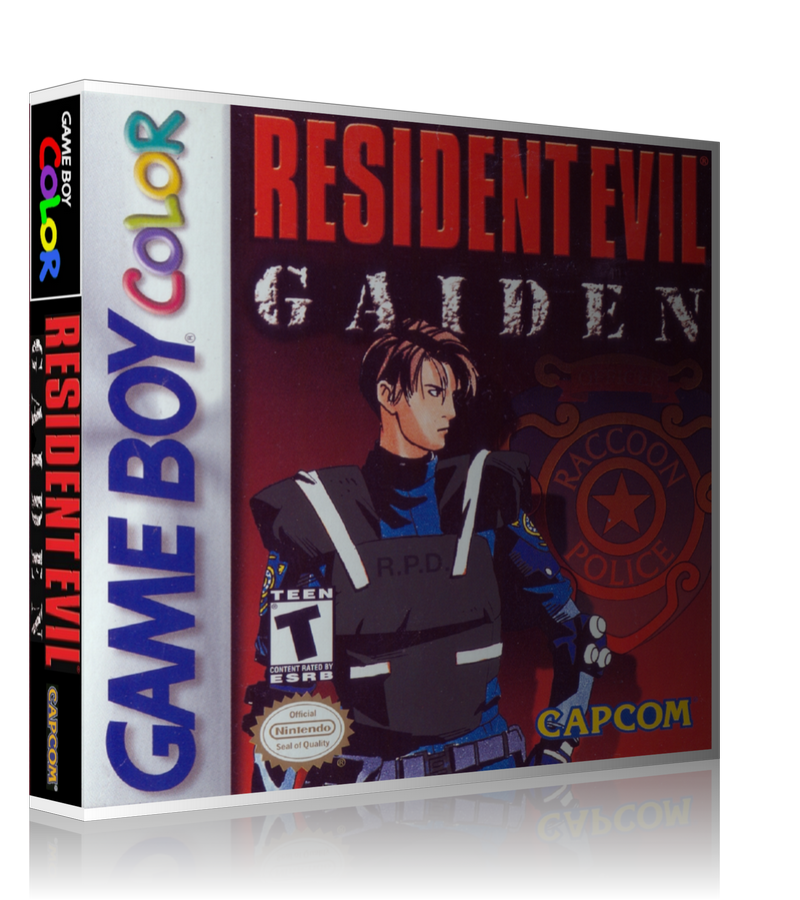 Gameboy Color Resident Evil Gaiden Game Cover To Fit A UGC Style Repla