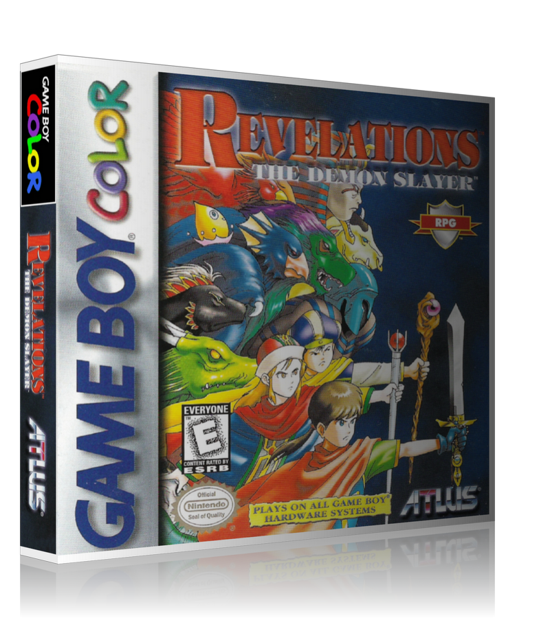 Gameboy Color Revelations The Demons Layer Game Cover To Fit A UGC Style Replacement Game – Gameboy Color Case product image