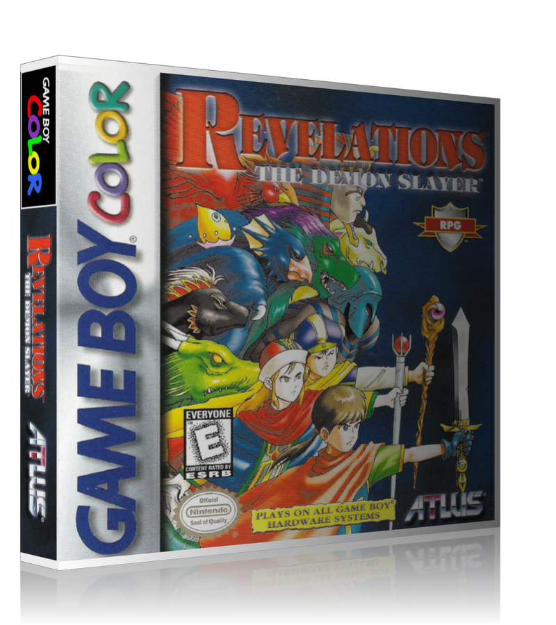 Gameboy Color Revelations The Demons Layer Game Cover To Fit A UGC Style Replacement Game Case