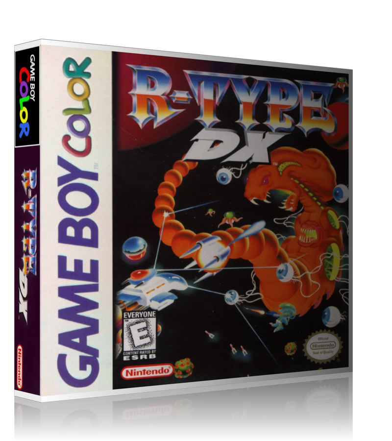 Gameboy Color R Type DX Game Cover To Fit A UGC Style Replacement Game Case