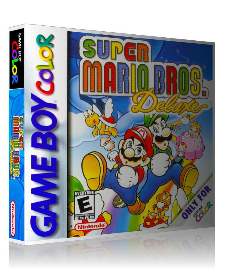 Gameboy Colour Super mario Bros Deluxe_2 Retro Game REPLACEMENT GAME Case Or Cover