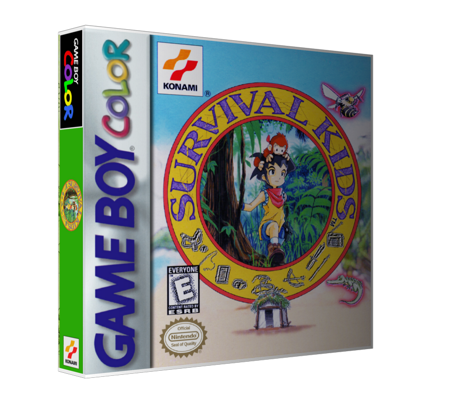 Gameboy Color Survival Kids Game Cover To Fit A UGC Style Replacement Game Case – Gameboy Color Case product image 1