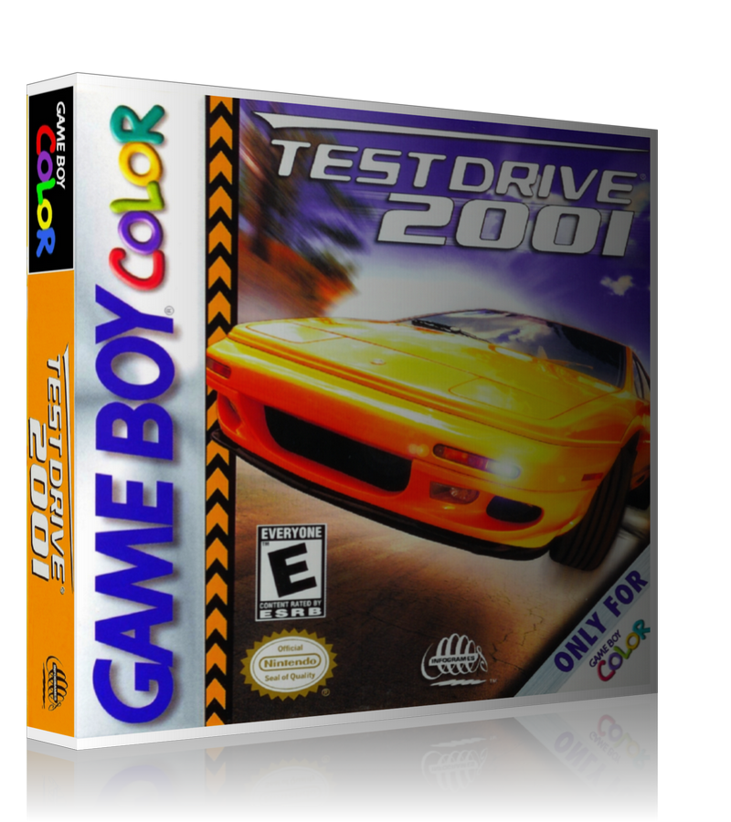 Gameboy Colour Test Drive 2001 Retro Game REPLACEMENT GAME Case Or Cover