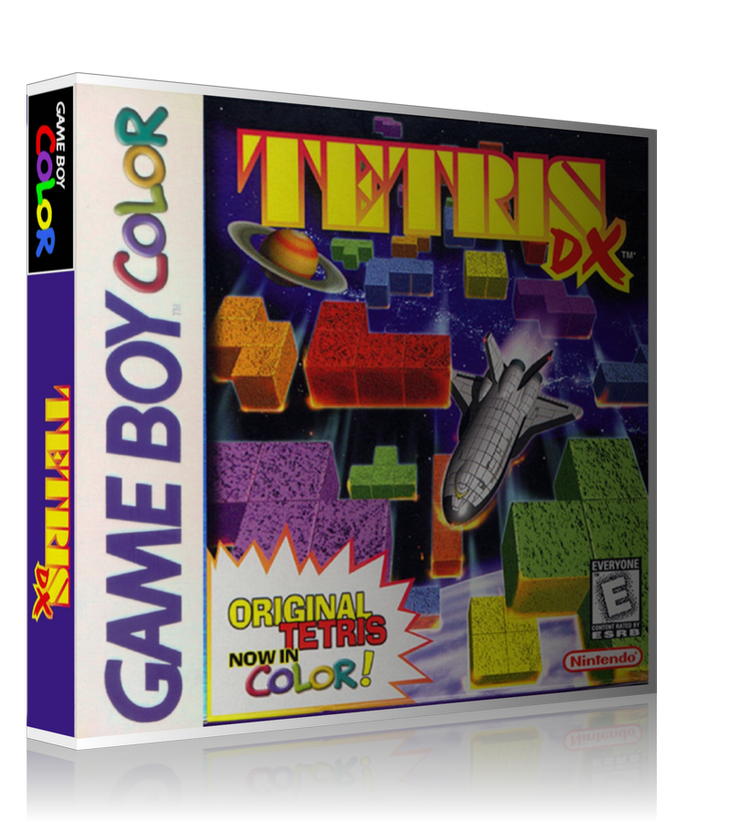 Gameboy Color Tetris DX Game Cover To Fit A UGC Style Replacement Game Case – Gameboy Color Case product image 1
