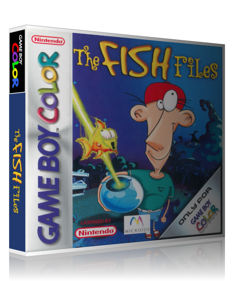 Gameboy Colour The Fish Files_Au Retro Game REPLACEMENT GAME Case Or Cover