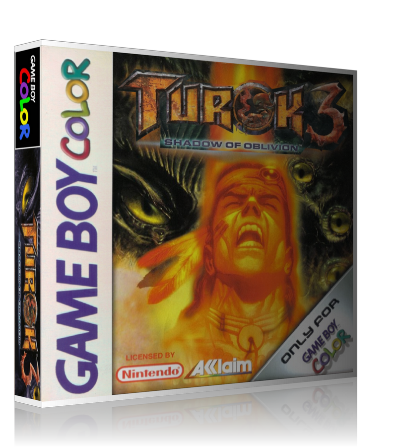 Gameboy Color Turok 3 Shadow Of Oblivion Game Cover To Fit A UGC Style Replacement Game – Gameboy Color Case product image 1