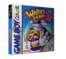 Gameboy Color Wario Land 3 Game Cover To Fit A UGC Style Replacement Game Case