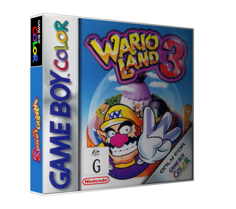 Gameboy Colour Wario Land 3_Au Retro Game REPLACEMENT GAME Case Or Cover
