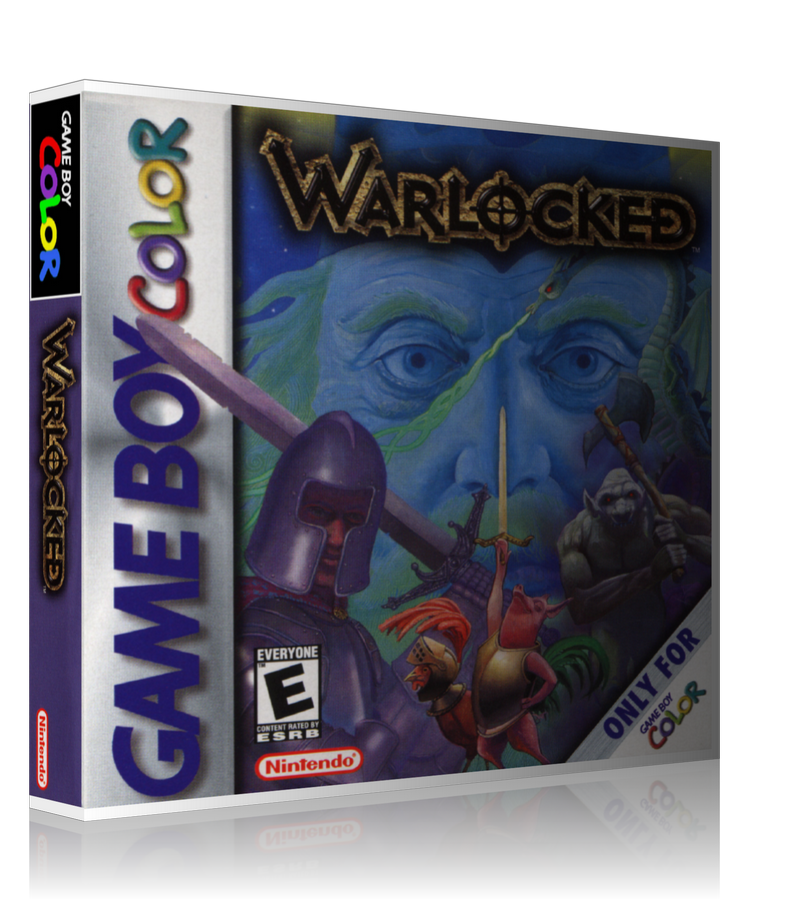 Gameboy Color Warlocked Game Cover To Fit A UGC Style Replacement Game Case – Gameboy Color Case product image 1