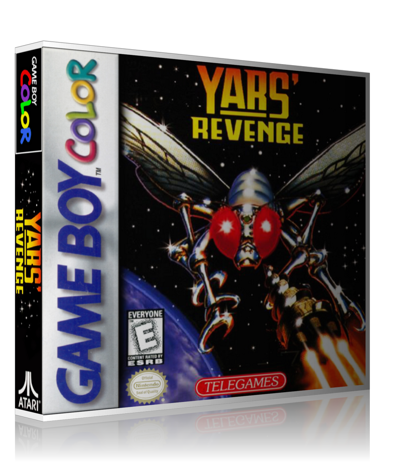 Gameboy Colour Yars Revenge Retro Game REPLACEMENT GAME Case Or Cover
