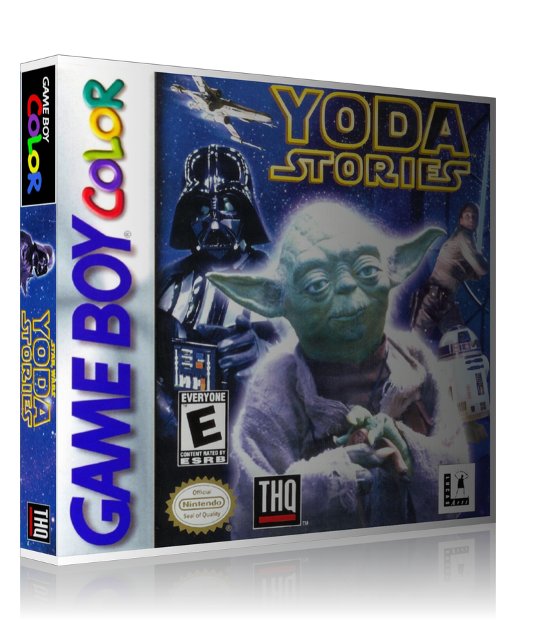 Gameboy Color Yoda Stories Game Cover To Fit A UGC Style Replacement Game Case
