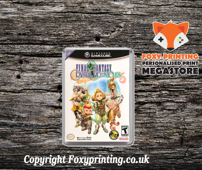 Gc Final Fantasy Crystal Chronicles Sega Dreamcast Style Inspired Retro Game Magnet