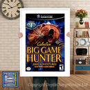 Cabel As Big Game Hunter2005 Adventures Gamecube Inspired Retro Gaming Poster A4 A3 A2 Or A1