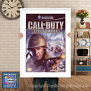 Call Of Duty Finest Hour Gamecube Inspired Retro Gaming Poster A4 A3 A2 Or A1