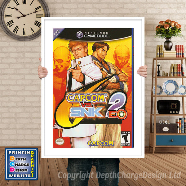 Capcom Vs Snk2eo Gamecube Inspired Retro Gaming Poster