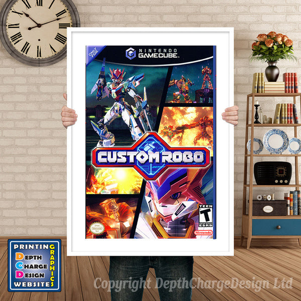 Custom Robo Gamecube Inspired Retro Gaming Poster
