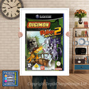 Digimon Rumble Arena2_Pal Gamecube Inspired Retro Gaming Poster A4 A3 A2 Or A1