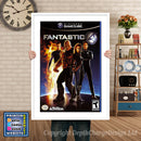 Fantastic 4 Gamecube Inspired Retro Gaming Poster A4 A3 A2 Or A1