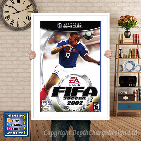 Fifa Soccer 2002 Gamecube Inspired Retro Gaming Poster