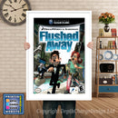 Flushed Away Gamecube Inspired Retro Gaming Poster A4 A3 A2 Or A1